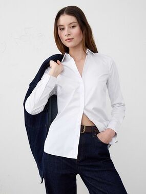 Banana Republic Tailored Easy-Care Shirt - 4